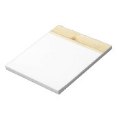 Witte oude eikenhout notitieblok (Linkerzijde)