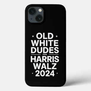 Witte Oude Kerels voor Harris Walz Democratische P Case-Mate iPhone Case