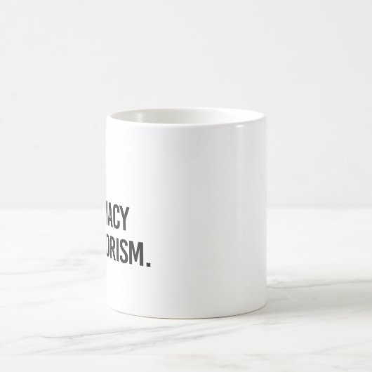 Witte overheersing is terrorisme koffiemok (Center)