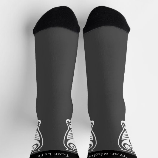 Witte Owl Symbool Sokken (Top)