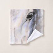 Witte Paard Badhanddoeken Bad Handdoek (Wasdoekje)