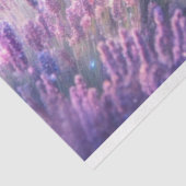 Witte Paard en Meisje in Lavendel Meadow Decoupage Tissuepapier (Detail)