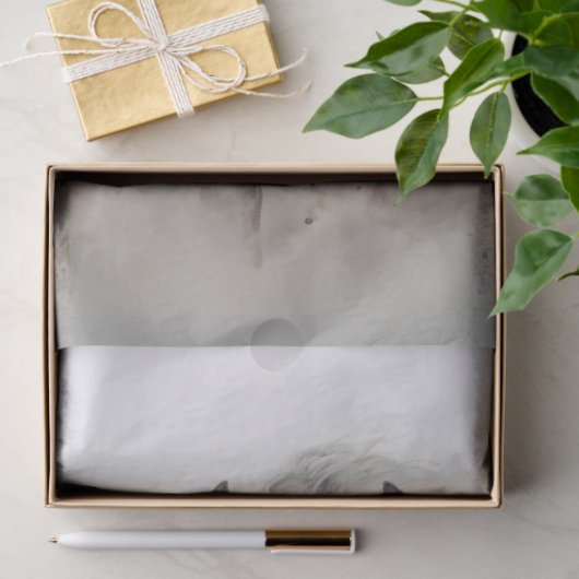 Witte Paard Galloping Tissuepapier (Geschenk)