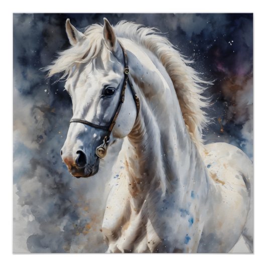 Witte Paard nr. 12 Perfect Poster (Voorkant)