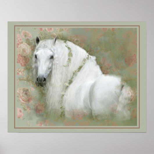 Witte Paard - Poster (Voorkant)