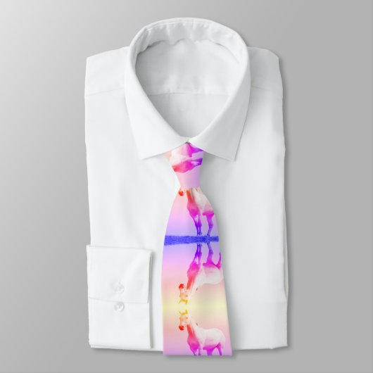 Witte paard print das (Gebonden)