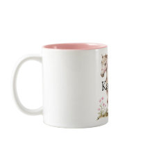 Witte Paard Roze Boog Bloemen Verjaardag