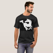 Witte paard t-shirt (Voorkant volledig)