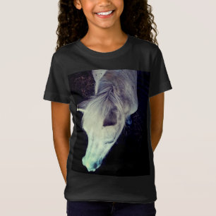Witte paard t-shirt