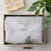 Witte Paard Waterverf Decoupage Tissuepapier (Geschenk)