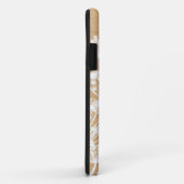 Witte Paardebloemen op Hout Patroon iPhone 5s Case (Achterkant/rechts)