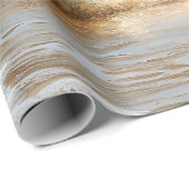 Witte paarden aan de strand cadeaupapier (Rol Hoek)