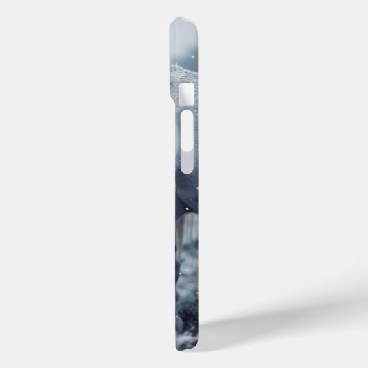 Witte paarden Case-Mate iPhone case (Achterkant / Links)