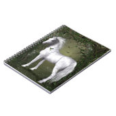 Witte paarden in het Notitieboek Bossen (Linkerzijde)