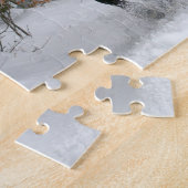 Witte paarden legpuzzel (Zijkant)