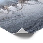 Witte paarden poster (Hoek)