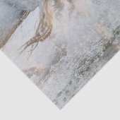 Witte Paarden Racing Decoupage Tissuepapier (Detail)