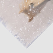 Witte paarden sneeuwwitje tissuepapier (Detail)