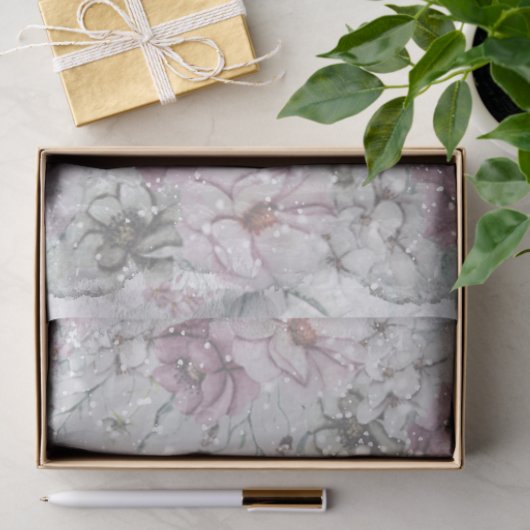 Witte paarden sneeuwwitje tissuepapier (Geschenk)