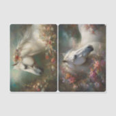 Witte paarden tissuepapier (Voorkant)