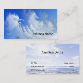 Witte paarden visitekaartje (Voorkant / Achterkant)