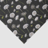 Witte paardenbloem pluis tissuepapier (Detail)