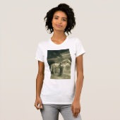 witte paardenvrouw t-shirt (Voorkant volledig)