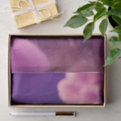 Witte Paarse Baby met roze bloemen ontkoppeling Tissuepapier (Geschenk)