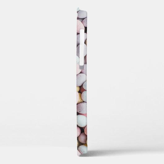 Witte, paarse en gele stenen Case-Mate iPhone case (Achterkant / Links)