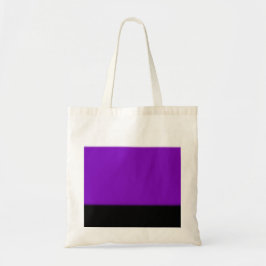 Witte, Paarse en zwarte ombre Tote Bag