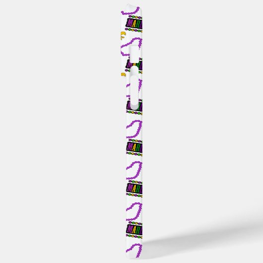 WITTE PAARSE GREEN GELLOW MARDI GRAS Case-Mate iPhone CASE (Achterkant / Links)