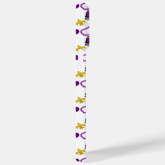 WITTE PAARSE GREEN GELLOW MARDI GRAS Case-Mate iPhone CASE (Achterkant / Rechts)