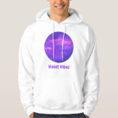Witte paarse hoodie (Voorkant)