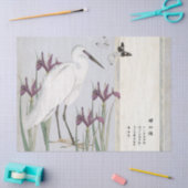 witte  Paarse iris Butterfly Japans Tissuepapier (Craft)