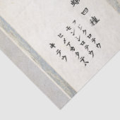 witte Paarse iris Butterfly Japans Tissuepapier (Detail)