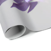 Witte Paarse Lotus Bloem Zen Cadeaupapier (Rol Hoek)