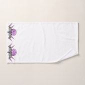 WITTE PAARSE SEASHELLBATHROOM TOWEL SET BAD HANDDOEK (Handdoek)