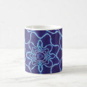 Witte Paarse sterrenstropdas Dye Koffiemok (Center)