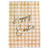 Witte paashaas in madeliefjes medium cadeauzakje (Achterkant)