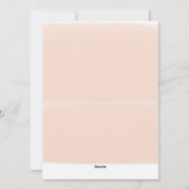 Witte paashaas Waterverf Feestdagenkaart (Achterkant)