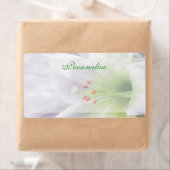 -witte paasLily-labels Etiket (Insitu)