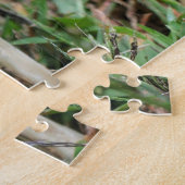 Witte paddenstoel Natuur Legpuzzel (Zijkant)