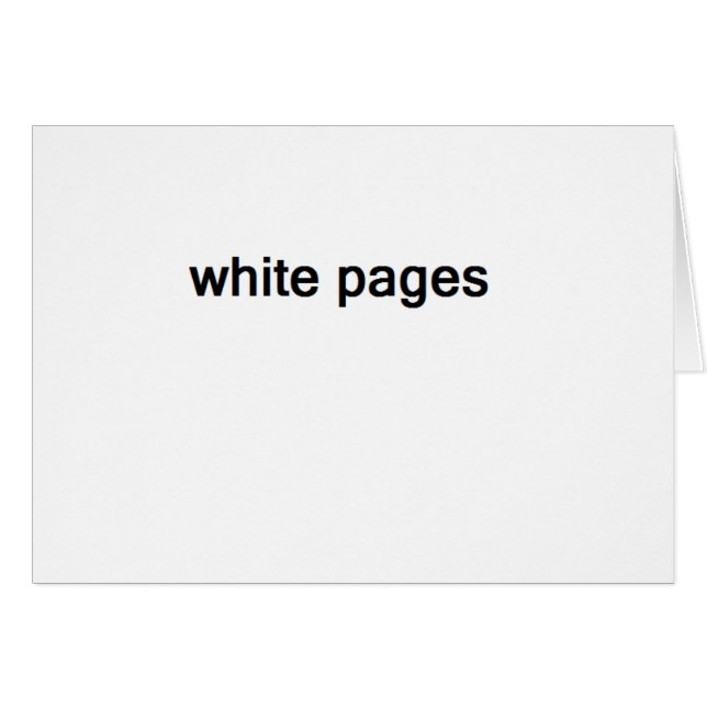 Witte pagina's (Voorkant Horizontaal)