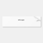 Witte pagina's bumpersticker (Voorkant)