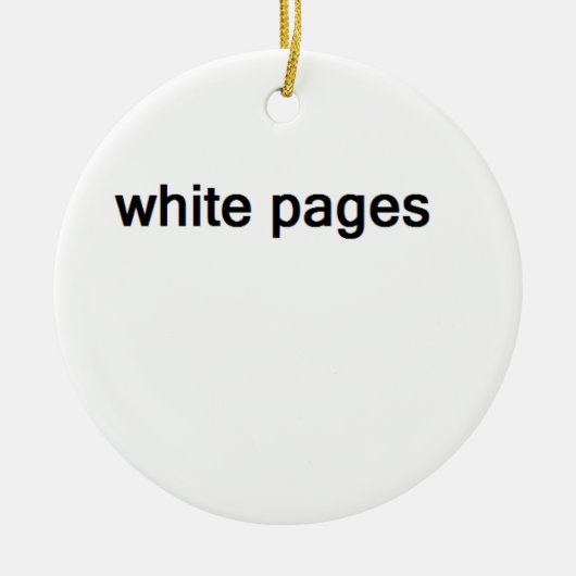 Witte pagina's keramisch ornament (Voorkant)