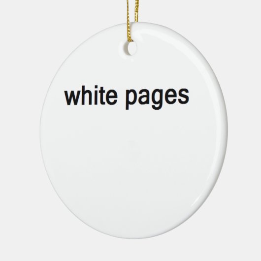 Witte pagina's keramisch ornament (Links)