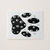 Witte pagina's op zwarte pagina afdrukken legpuzzel (Horizontaal)