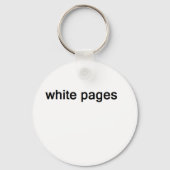 Witte pagina's sleutelhanger (Voorkant)