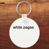 Witte pagina's sleutelhanger (Voorkant)