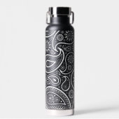 Witte  paisleypatroon waterfles (Voorkant)